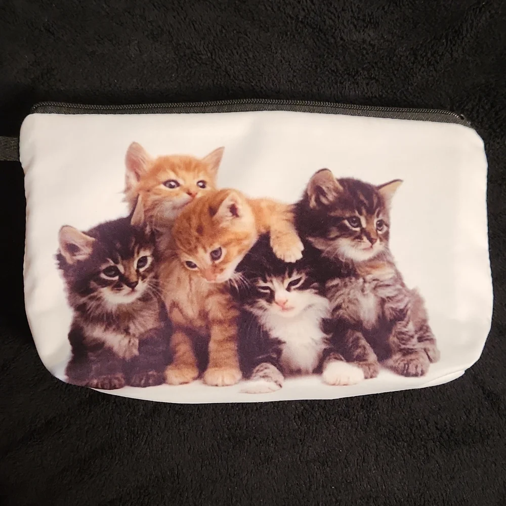 NEW - Cosmetic Bag, Storage Bag - CATS